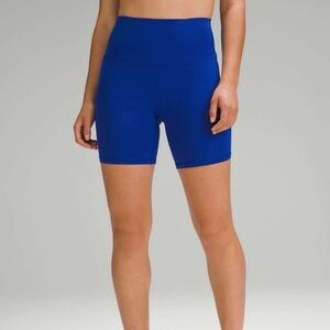 Lululemon 6” Align Shorts, college cobalt, size: 6